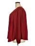 Torrid Solid Burgundy Long Sleeve Blouse Size 2X Plus (2) - photo 5