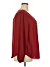 Torrid Solid Burgundy Long Sleeve Blouse Size 2X Plus (2) - photo 4