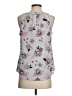 Candie's 100% Polyester Gray Sleeveless Blouse Size S - photo 2