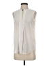 Attention 100% Polyester Ivory Sleeveless Blouse Size S - photo 1