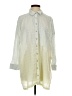 Pilcro Ivory 3/4 Sleeve Button-Down Shirt Size S - photo 1
