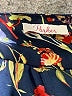 Parker 100% Polyester Print Black Casual Dress Size L (estimated) - photo 6