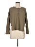 Paper Crane Brown Long Sleeve Top Size M - photo 1