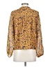Faherty Floral Gold Blouse Size S - photo 2