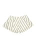 Peach Love 100% Polyester Stripes Ivory Shorts Size S - photo 2