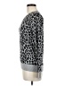 Ellen Tracy Animal Print Silver Pullover Sweater Size M - photo 5