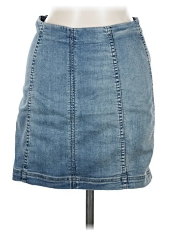 Free People Denim Skirt (view 1)