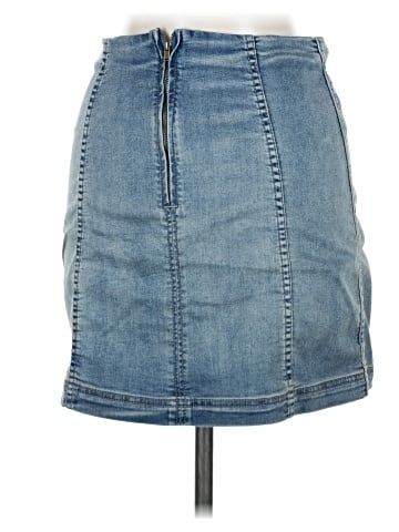 Free People Denim Skirt (view 2)