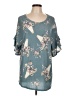 Unbranded Teal 3/4 Sleeve Blouse Size L - photo 1