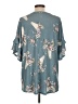 Unbranded Teal 3/4 Sleeve Blouse Size L - photo 2