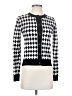 MNG Checkered-gingham Black Cardigan Size XS - photo 1