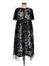 Assorted Brands Black Blue Cocktail Dress Size L (estimated) - photo 1