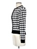 MNG Checkered-gingham Black Cardigan Size XS - photo 5