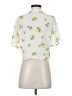 Elodie 100% Rayon Ivory Short Sleeve Blouse Size XS - photo 2
