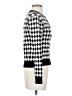 MNG Checkered-gingham Black Cardigan Size XS - photo 4