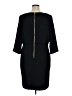 The Fold 100% Polyester Solid Black Cocktail Dress Size 16 - photo 2