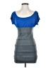 Lovely Day Color Block Blue Cocktail Dress Size S - photo 1