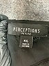 Perceptions Solid Black Cocktail Dress Size XL (petite) - photo 7