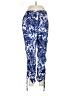 Black Label by Chico's 100% Polyester Print Blue Casual Pants Size Med (1) - photo 1