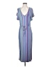 Drew Stripes Purple Casual Dress Size S - photo 1