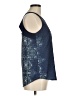 Charming Charlie 100% Polyester Blue Sleeveless Blouse Size M - photo 4