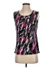 Kasper Purple Sleeveless Top Size S - photo 1