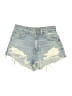 Zara Blue Denim Shorts Size 2 - photo 1