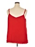 Torrid 100% Polyester Solid Red Tank Top Size 2X Plus (2) - photo 2