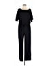 Unbranded 100% Polyester Solid Black Jumpsuit Size L - photo 1