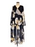 Assorted Brands Print Gray Casual Dress Size M - photo 1