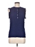 1.State 100% Rayon Blue Sleeveless Blouse Size M - photo 1