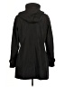 Calvin Klein 100% Polyester Black Trenchcoat Size M - photo 2