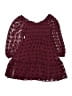 Assorted Brands 100% Polyester Hearts Burgundy Dress Size 7 - photo 1