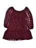 Assorted Brands 100% Polyester Hearts Burgundy Dress Size 7 - photo 2