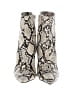 Thalia Sodi Animal Print Ivory Gray Ankle Boots Size 6 - photo 2