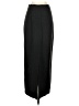 Allison Taylor Solid Black Gray Formal Skirt Size S - photo 2