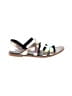 J.Crew Metallic Silver Gold Sandals Size 8 1/2 - photo 1