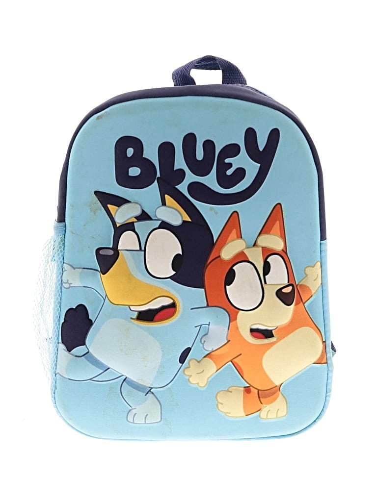 Pre-owned Bluey Kids' Backpack In Blue