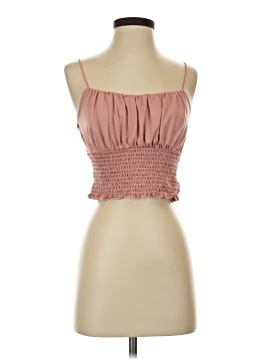 Blue Blush Sleeveless Blouse