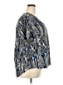 NY Collection Metallic Silver Short Sleeve Blouse Size 2X - photo 4
