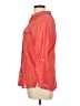 Chico's Orange 3/4 Sleeve Button-Down Shirt Size Lg (2) - photo 5