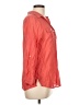 Chico's Orange 3/4 Sleeve Button-Down Shirt Size Lg (2) - photo 4