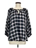 Ann Taylor LOFT Gray 3/4 Sleeve Blouse Size M - photo 1