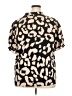 Shein Curve 100% Polyester Animal Print Brown Short Sleeve Blouse Size 18 Plus (3) - photo 2