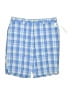Kim Rogers Plaid Blue Shorts Size 16W - photo 1