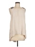 Blu Pepper 100% Rayon Tan Sleeveless Blouse Size M - photo 1