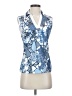 Johnny Was Blue Sleeveless Blouse Size XS - photo 1