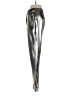Topshop 100% Polyester Metallic Silver Dress Pants Size 4 - photo 5