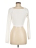 Nasty Gal Inc. Ivory Long Sleeve Top Size 8 - photo 2