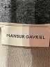 Mansur Gavriel Solid Ivory Short Sleeve Blouse Size EU 44 / US 14 - photo 7